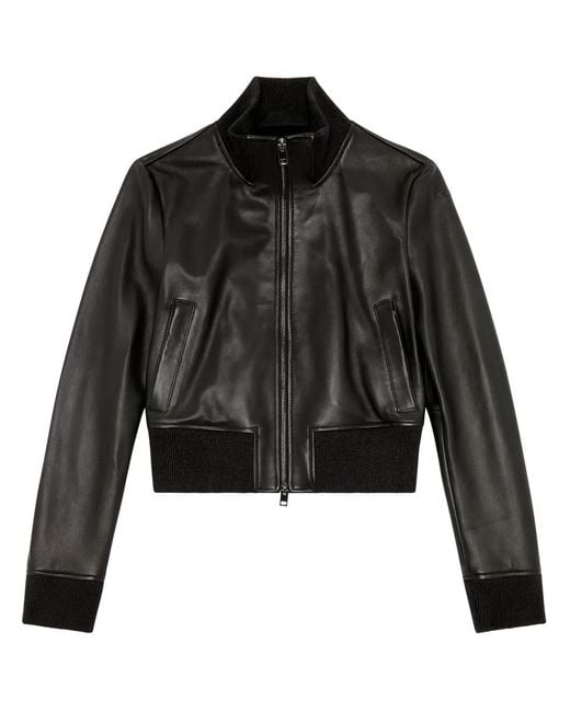 Chaqueta L-Hung con logo en relieve DIESEL de color Black