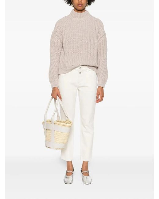 Marc O' Polo White Two-Button Trousers