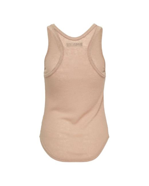 OPEN YY Natural Yy Patch Tank Top