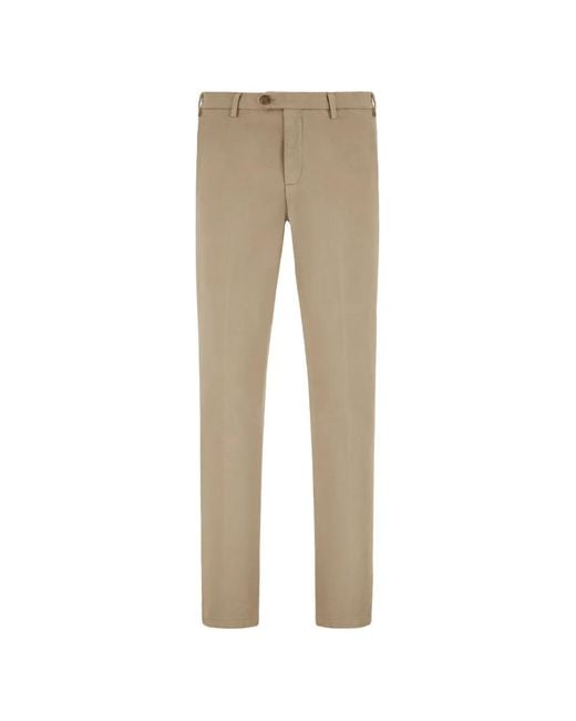 Canali Natural Twill Slim-Fit Trousers for men