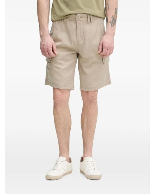 Aeronautica Militare Natural Multi-Pocket Cargo Shorts for men