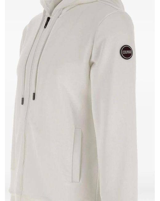 Felpa Connective Con Zip di Colmar in White da Uomo