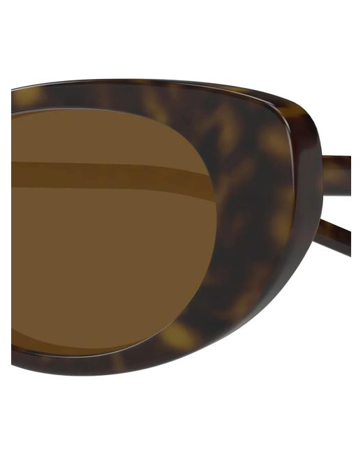 Gucci Natural Oval-Frame Sunglasses