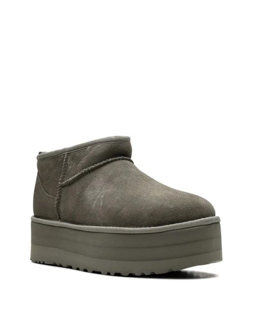 Ugg Green Classic Ultra Mini "Moss" Boots