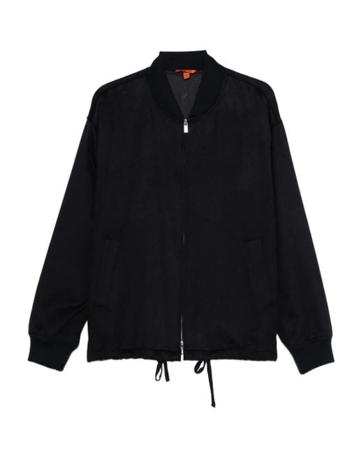Barena Black Drawstring Bomber Jacket for men