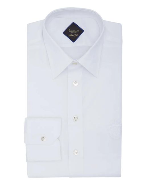 Billionaire White Chemise À Manches Longues for men