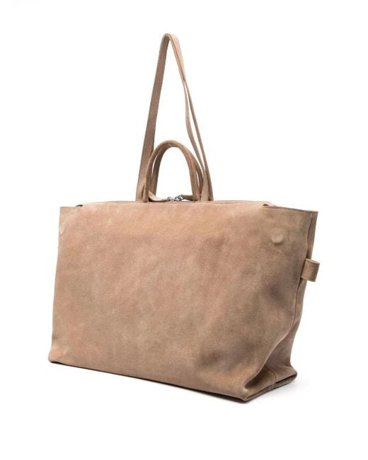Marsèll Natural Orizzontale Suede Tote Bag