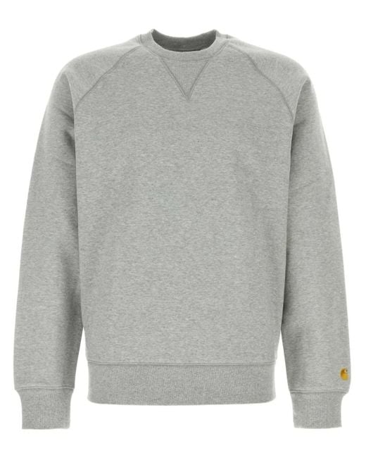 Carhartt Gray Chase Sweatshirt for men