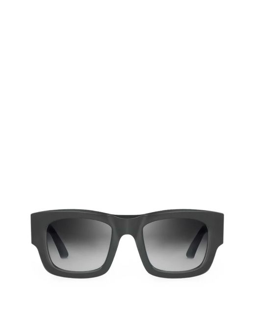 Bugatti Gray 48M Rectangle-Frame Sunglasses for men