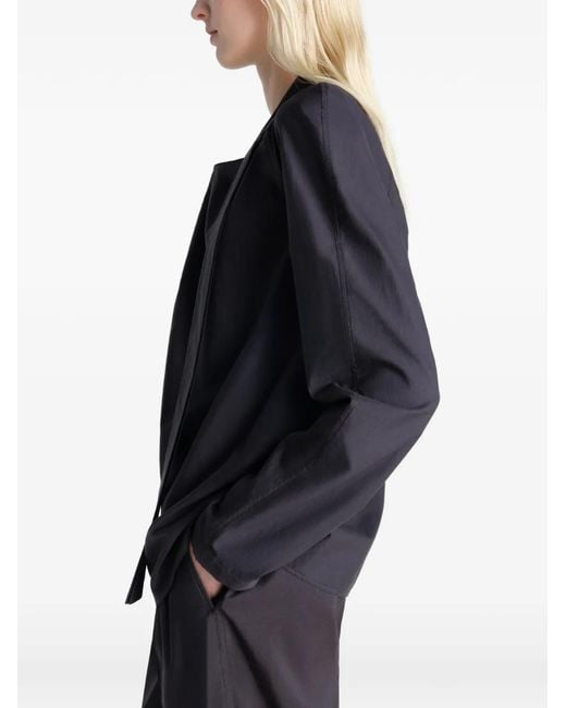 Lemaire Black Ascot Blouse