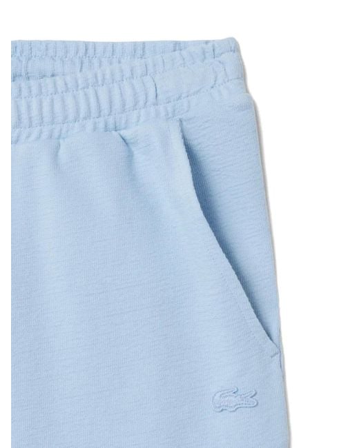 Lacoste Blue Embossed Logo Shorts for men