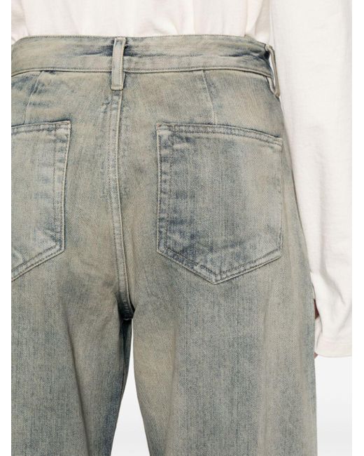 Rick Owens Geth Jeans Met Wijde Pijpen in het Gray