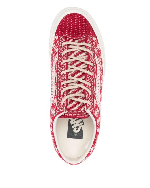 Zapatillas en intarsia Vans de color Pink