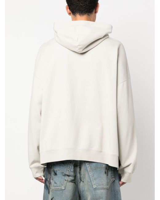 Balenciaga Cities Paris Logo embroidered Hoodie in White Lyst UK