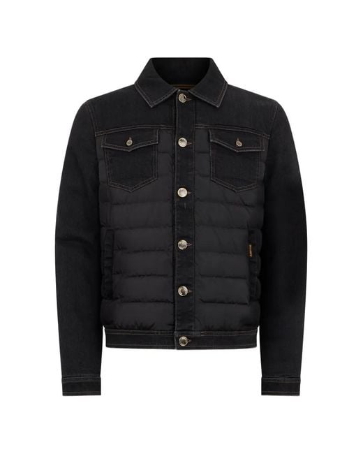 Moorer Black Mondor Padded Jacket for men