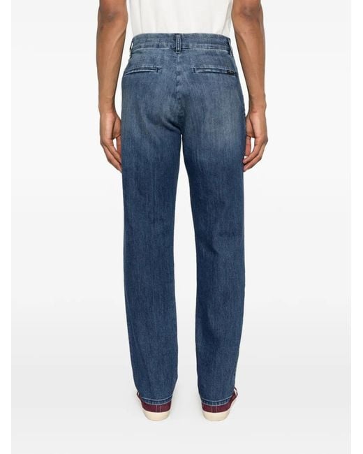 7 For All Mankind Blue Chino Jeans for men