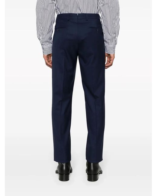 Ralph Lauren Blue Tapered Wool Chino Trousers for men