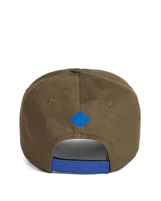 DSquared² Green Boxer Baseball Cap for men