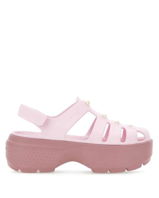 CROCSTM Pink 60Mm Stomp Sandals
