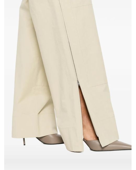 Calvin Klein White Gemma Wide-Leg Trousers