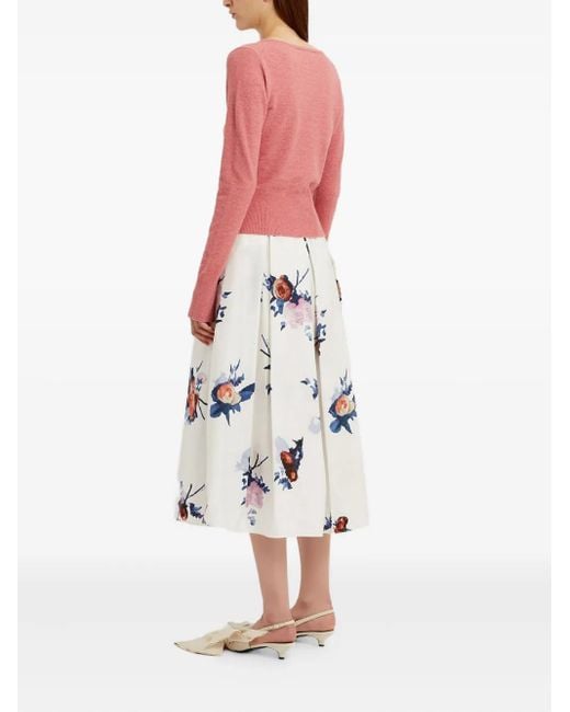 Erdem クロップド プルオーバー Red