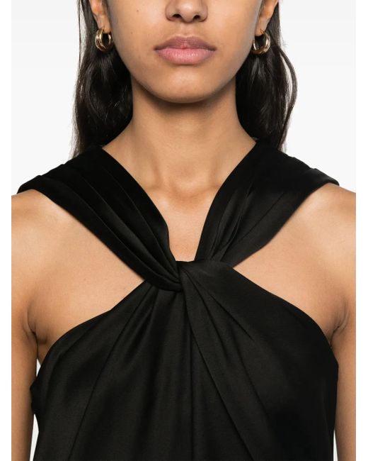 Top con detalle retorcido Jonathan Simkhai de color Black