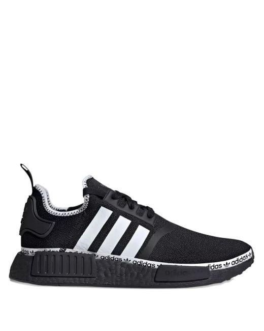 Adidas Black Nmd_R1 Lace-Up Trainers