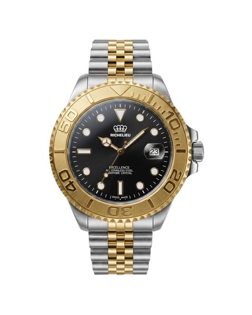 Richelieu Swiss Metallic Classic 43Mm Watch for men