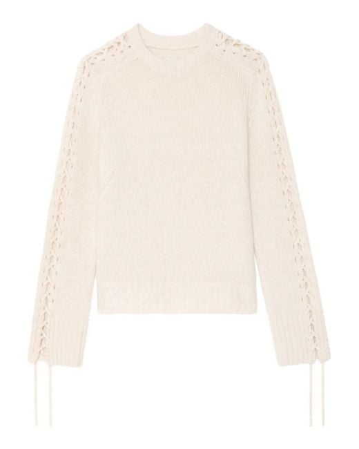 Zadig & Voltaire White Malty Sweater
