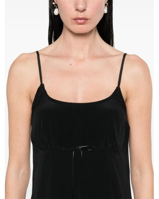 Simone Rocha リボン スリップドレス Black