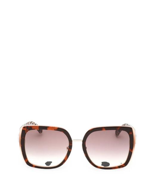 Kate Spade Pink Kimber Square-Frame Sunglasses