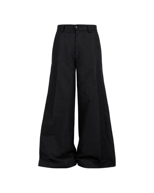 Societe Anonyme Black Wide-Leg Trousers
