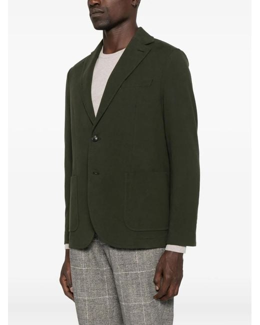 Circolo 1901 Green Buttoned Patch-Pocket Jacket for men