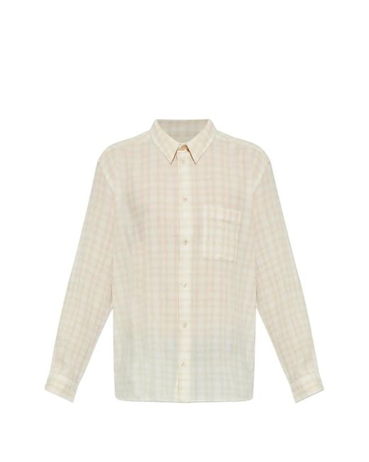 AllSaints White Toya Patterned Shirt for men