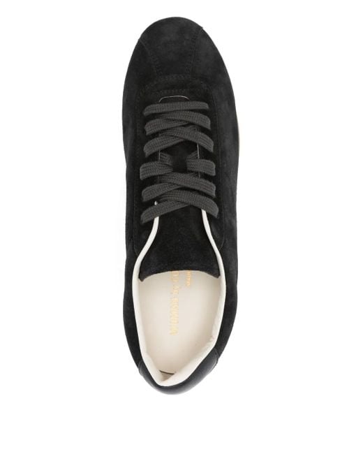 Common Projects Black Suede Lace-Up Sneakers