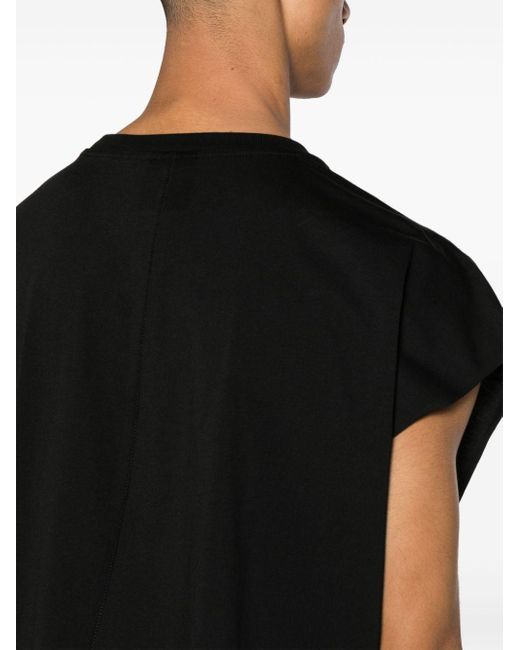 Thom Krom Black Sleeveless Cotton T-shirt for men