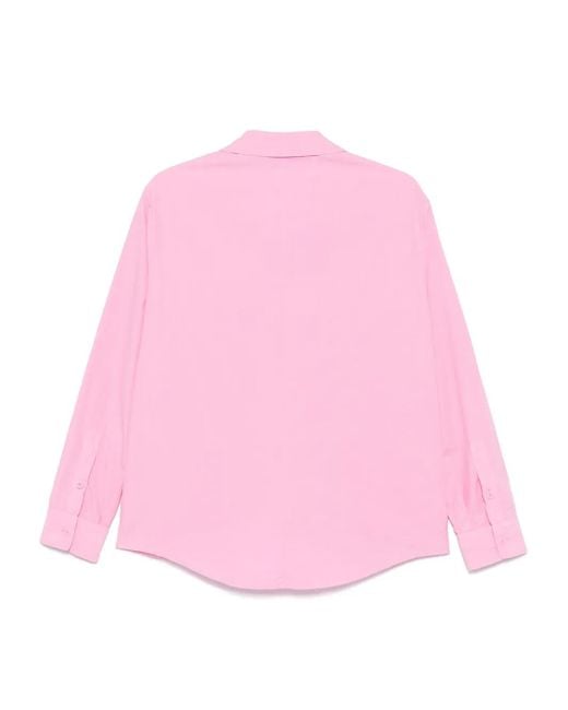 Aspesi Pink Double-Breasted Blazer
