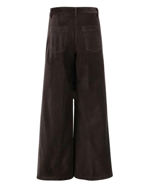 Aspesi Black Wide-Leg Trousers