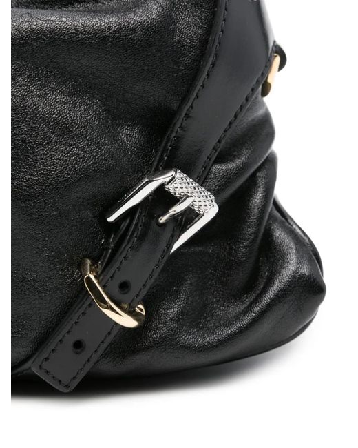 Givenchy Black Voyou Leather Shoulder Bag