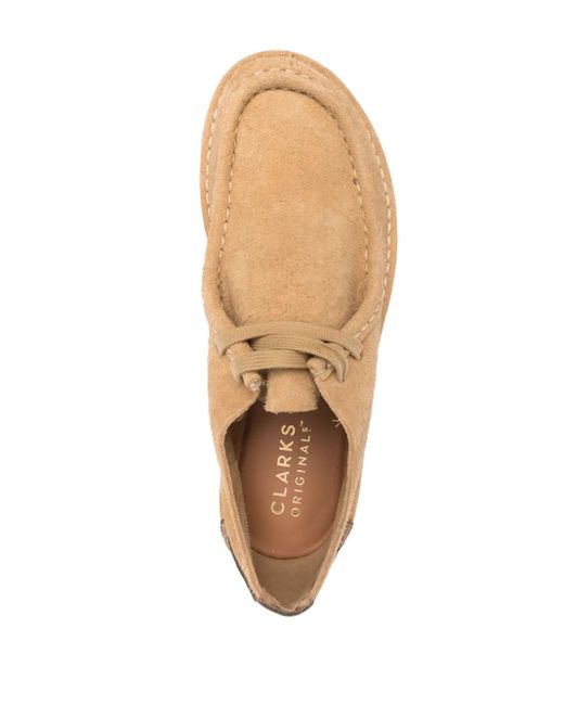 Clarks Natural Desert Nomad Suede Loafers for men