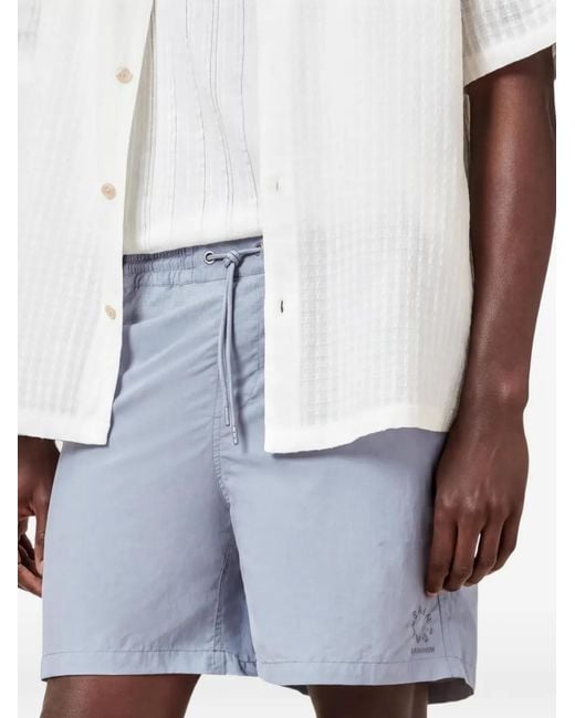 AllSaints Blue Haven Swim Shorts for men