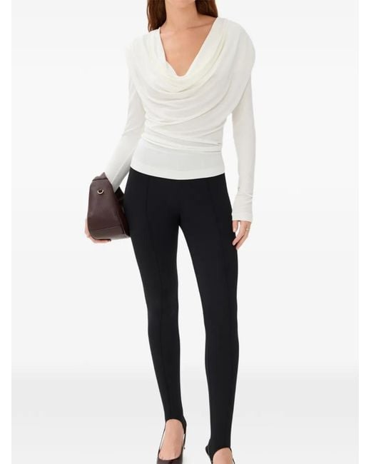 Wardrobe NYC White Stirrup Panel Legging