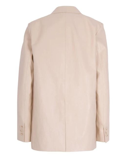 ANDAMANE Natural Notched-Lapel Jacket