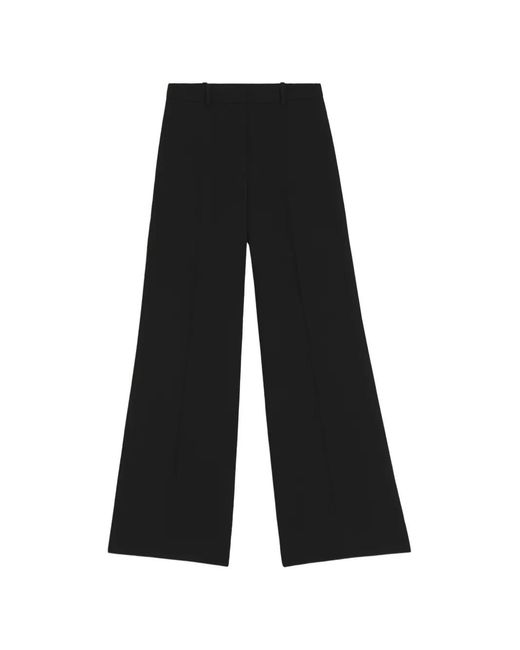 HUGO Black Wide-Leg Trousers