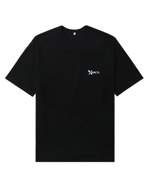KHOKI T-Shirt mit Text-Print in Black für Herren