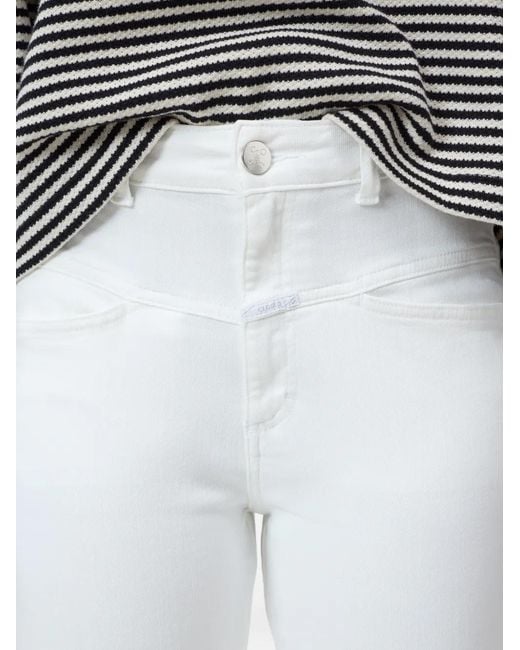 Closed White Jean Pedal Pusher