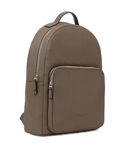 Marc O' Polo Brown Zip Backpack for men