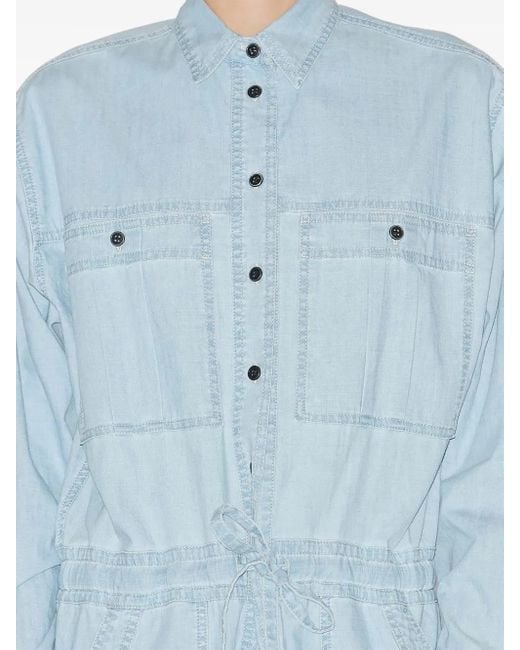 Isabel Marant Blue Valena Jumpsuit