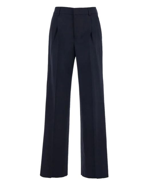 PT Torino Blue Pleated Trousers