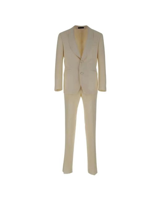 Corneliani Natural Single-Breasted Suit for men